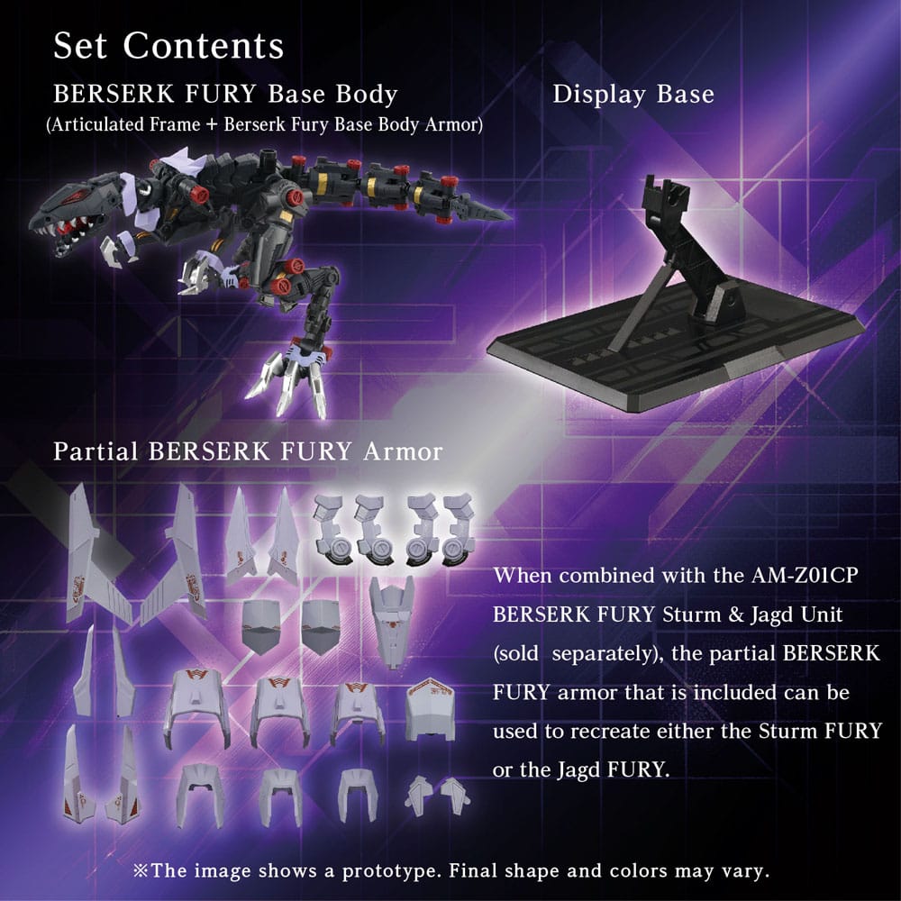 Takara Tomy Zoids Plastic Model Kit AM-Z01EX Berserk Fury (Elementary Body) | Makochan