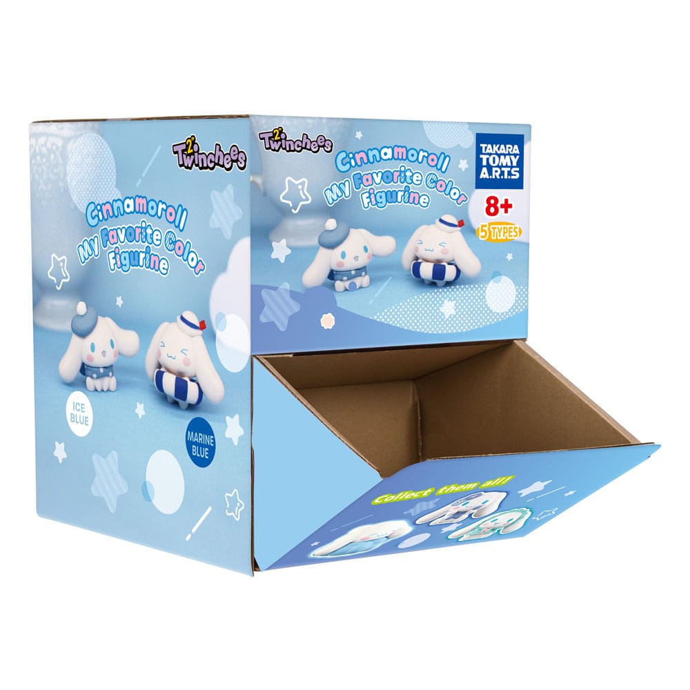 Takara Tomy Sanrio Twinchees Mini Figures Cinamoroll My Favourite Colour 5 cm Display (24) | Makochan