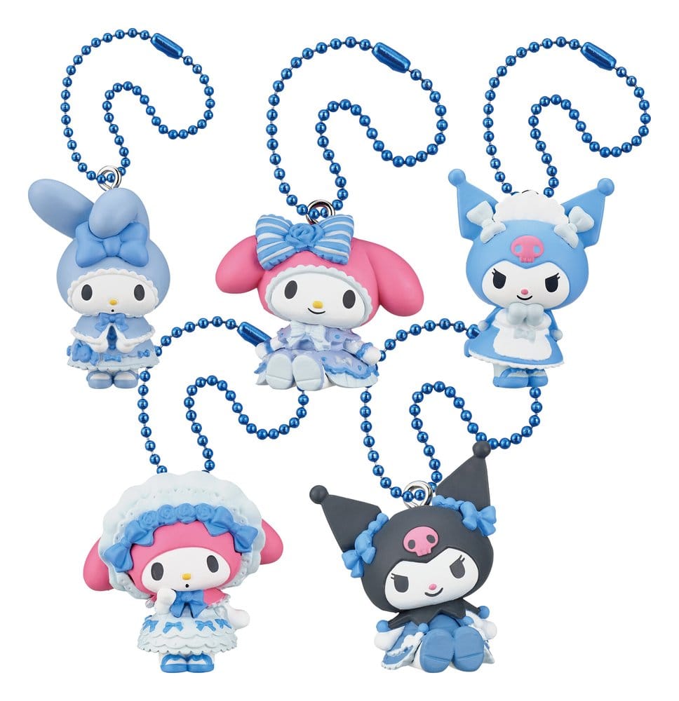 Takara Tomy Sanrio Twinchees Mini Figures My Melody x Kuromi Sweet Lolita 5 cm Blind Pack Display (24) | Makochan