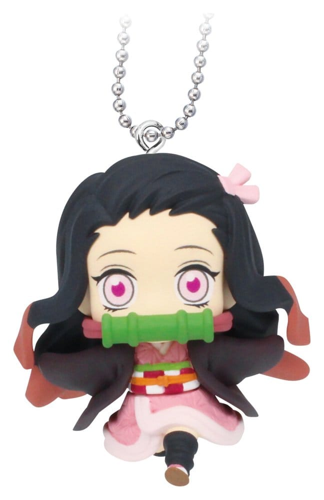 Takara Tomy Demon Slayer: Kimetsu no Yaiba Swing Danglers Keychains 3 cm Mystery Capsule Display (24) | Makochan