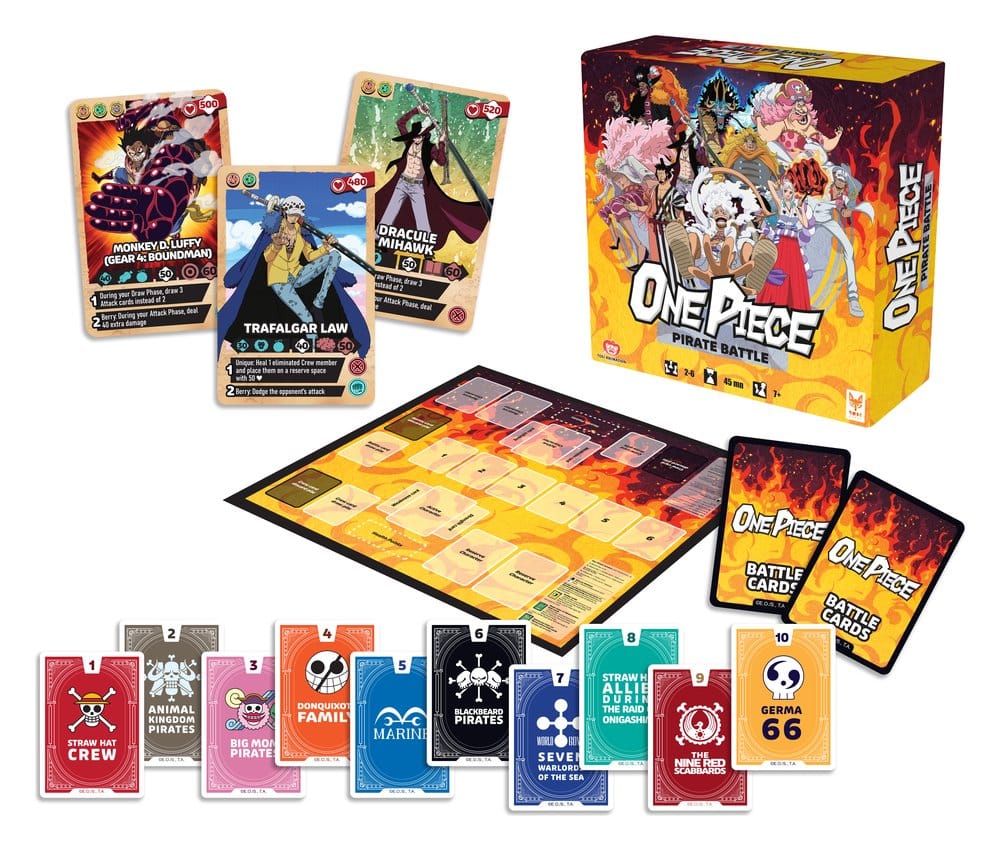 Topi Games One Piece Board Game Pirate Battle *English Version* | Makochan