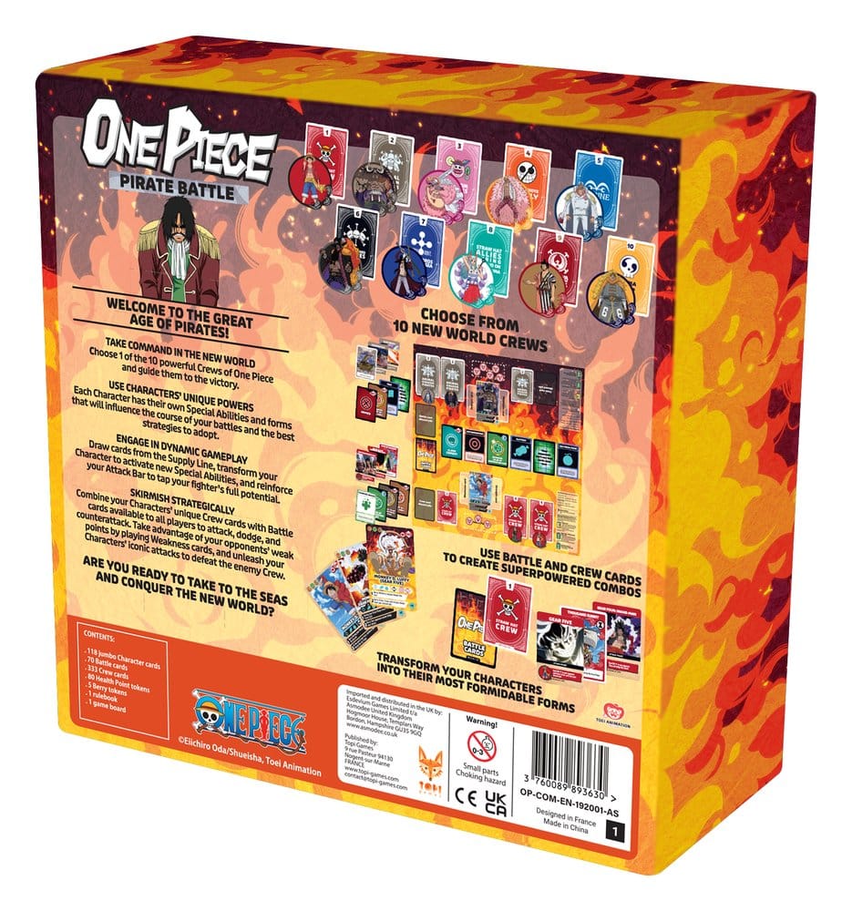 Topi Games One Piece Board Game Pirate Battle *English Version* | Makochan