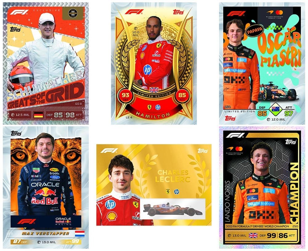 Topps/Merlin Formula 1 Turbo Attax 2026 Trading Cards Display (24) | Makochan