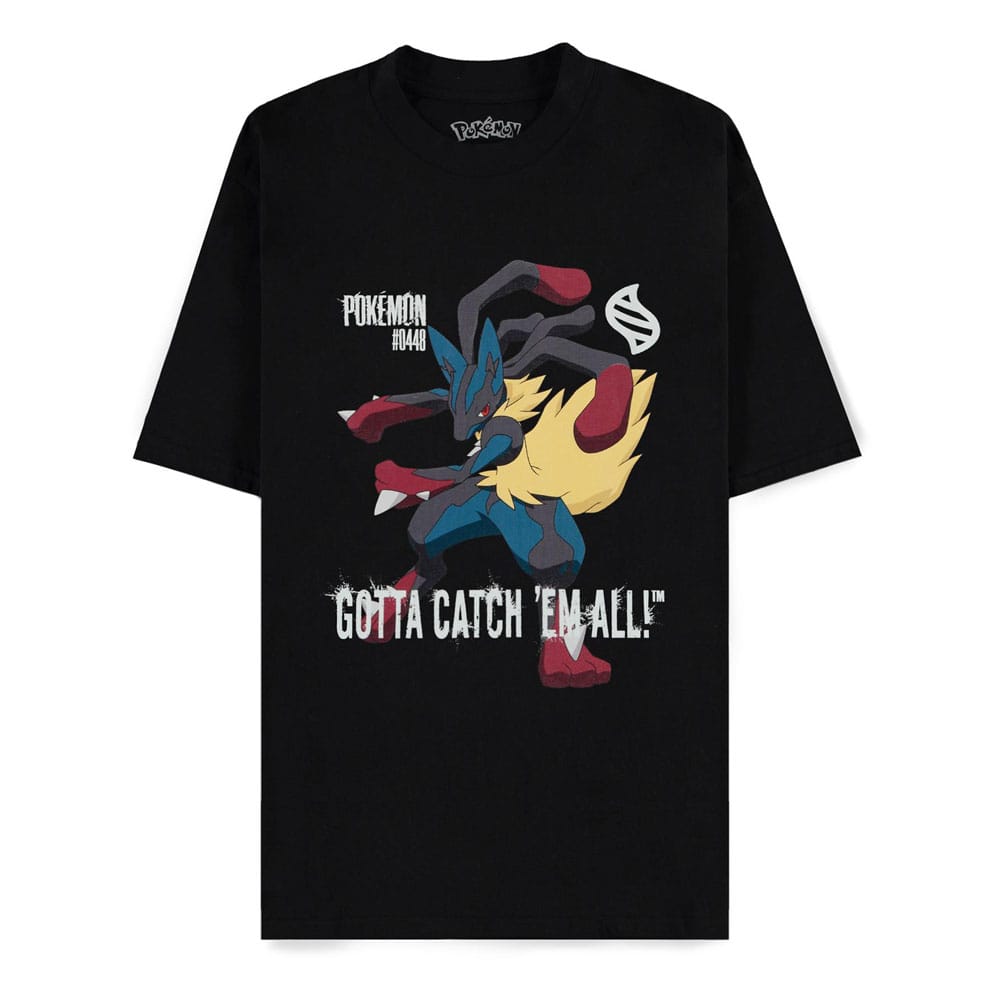 Difuzed Pokémon Mega Evolutions T-Shirt Mega Lucario Gotta Catch Em All | Makochan