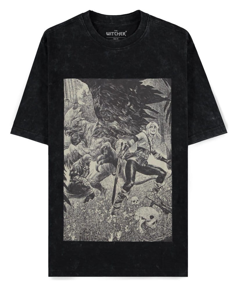 Difuzed The Witcher T-Shirt Ciri and the Basilisk | Makochan
