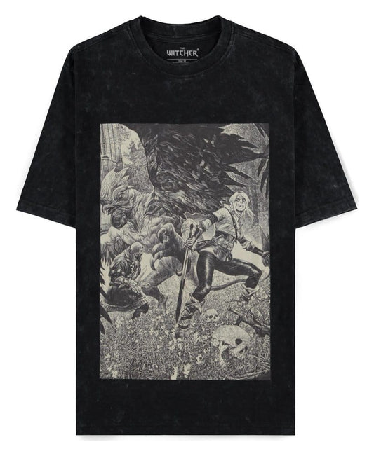 Difuzed The Witcher T-Shirt Ciri and the Basilisk | Makochan