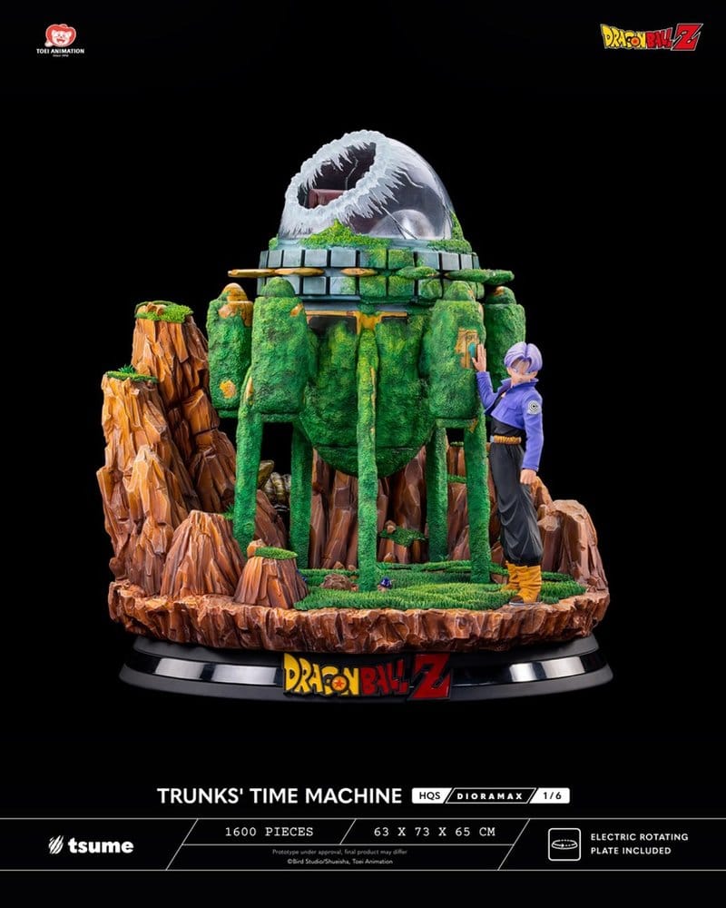 Tsume Dragon Ball Z HQS Dioramax Figure 1/6 Trunks' Time Machine | Makochan