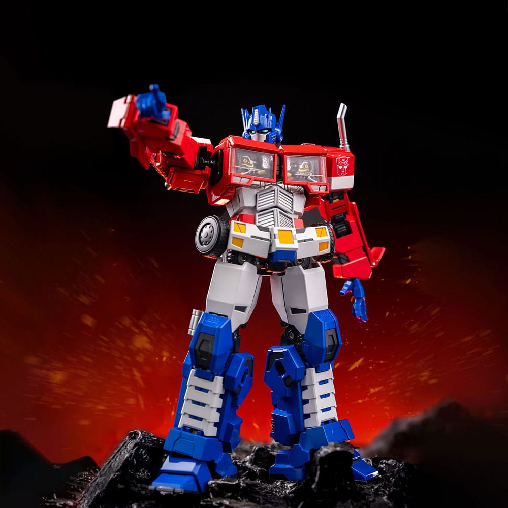 Unix Square Transformers Combot Diecast Action Figure Optimus Prime 19 cm | Makochan