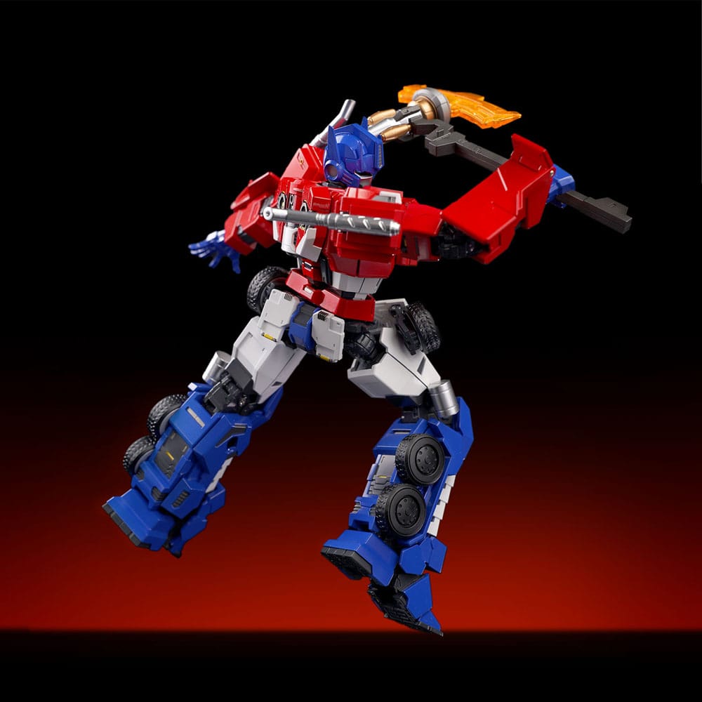 Unix Square Transformers Combot Diecast Action Figure Optimus Prime 19 cm | Makochan