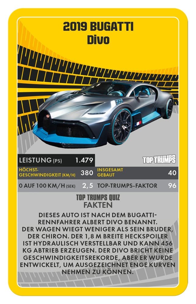 Winning Moves Super Cars Card Game Top Trumps *German Version* | Makochan
