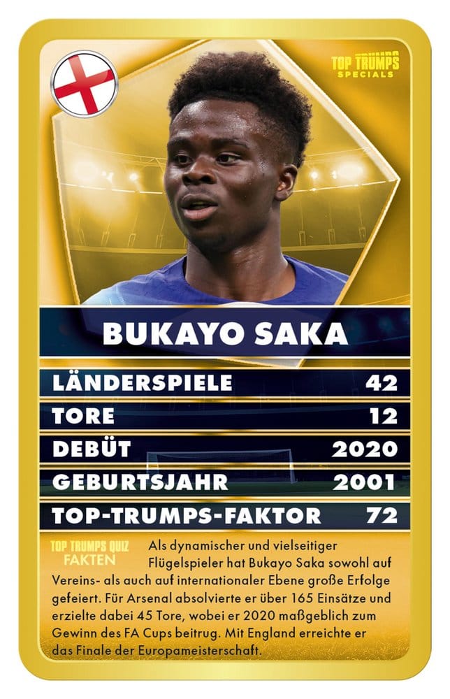 Winning Moves World Football Stars 6 Card Game Top Trumps *German Version* | Makochan