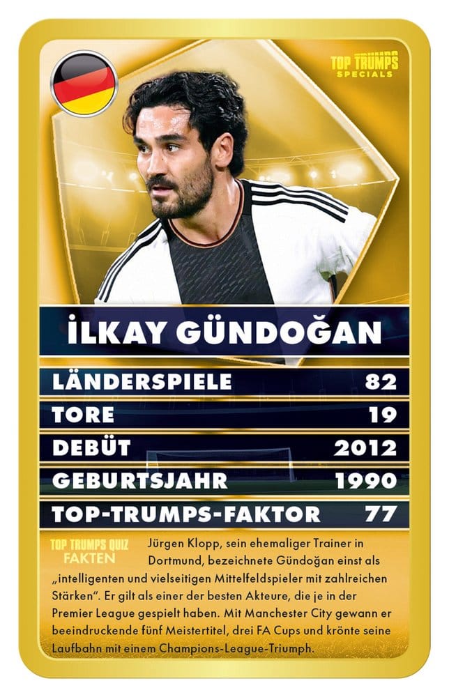 Winning Moves World Football Stars 6 Card Game Top Trumps *German Version* | Makochan