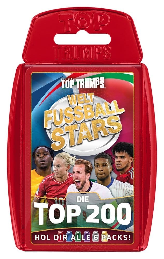 Winning Moves World Football Stars Card Game 200 Starter Pack *German Version* | Makochan