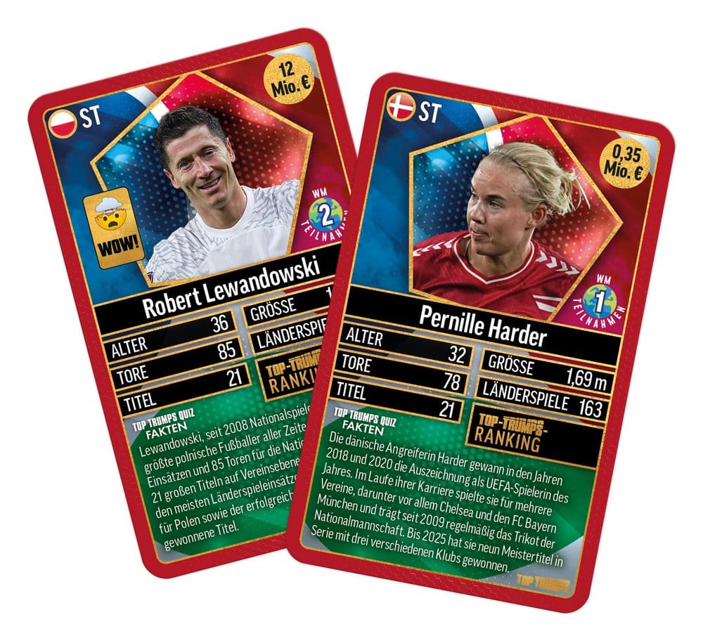 Winning Moves World Football Stars Card Game 200 Pack 1 *German Version* | Makochan