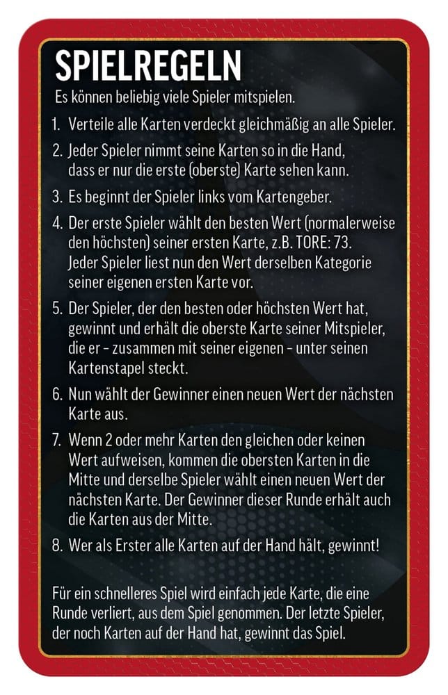 Winning Moves World Football Stars Card Game 200 Pack 1 *German Version* | Makochan