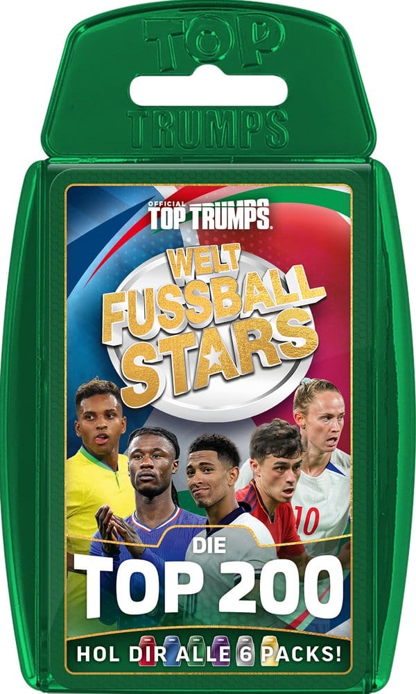 Winning Moves World Football Stars Card Game 200 Pack 3 *German Version* | Makochan