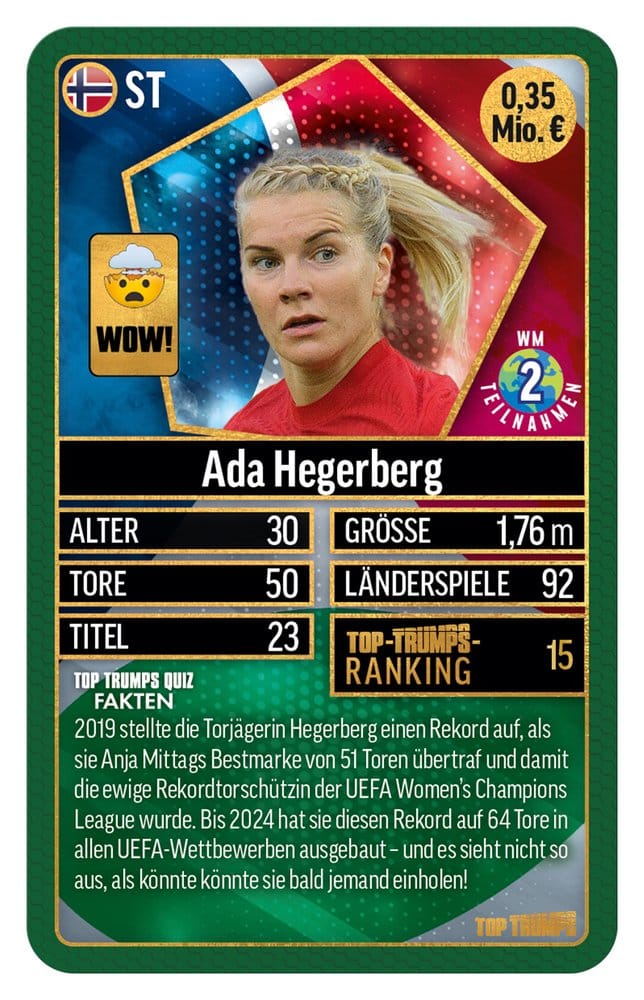 Winning Moves World Football Stars Card Game 200 Pack 3 *German Version* | Makochan