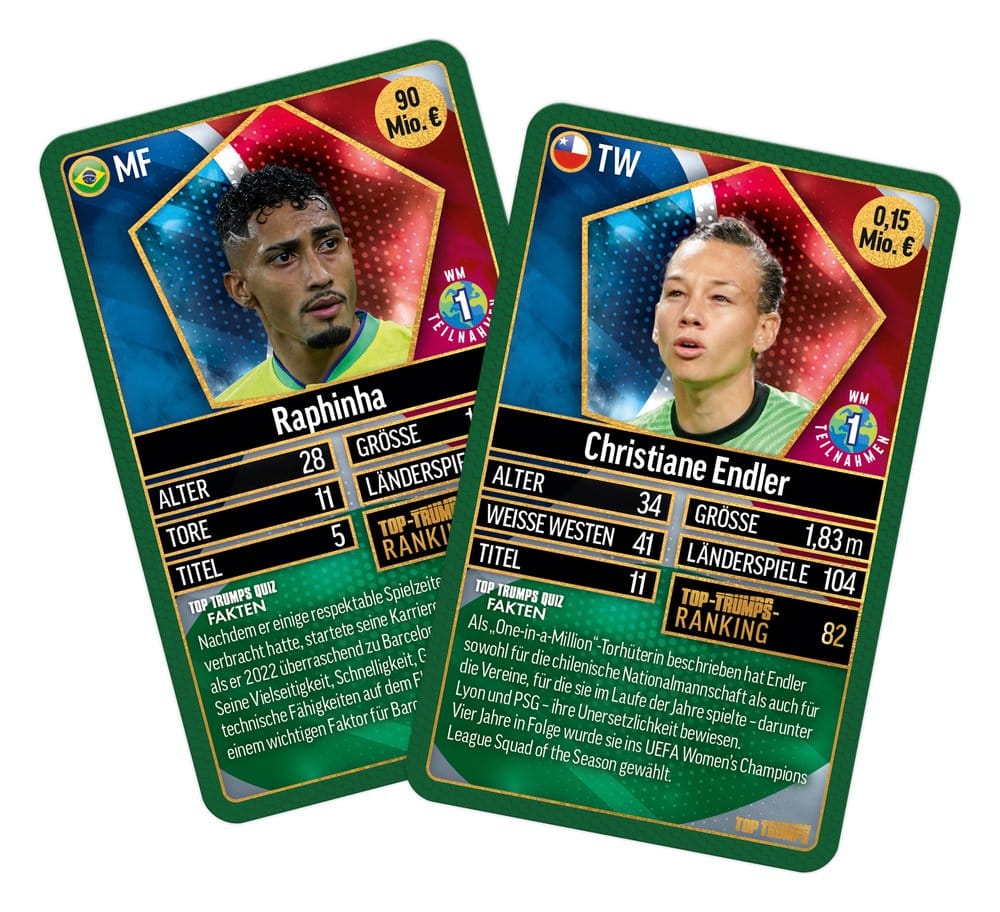Winning Moves World Football Stars Card Game 200 Pack 3 *German Version* | Makochan