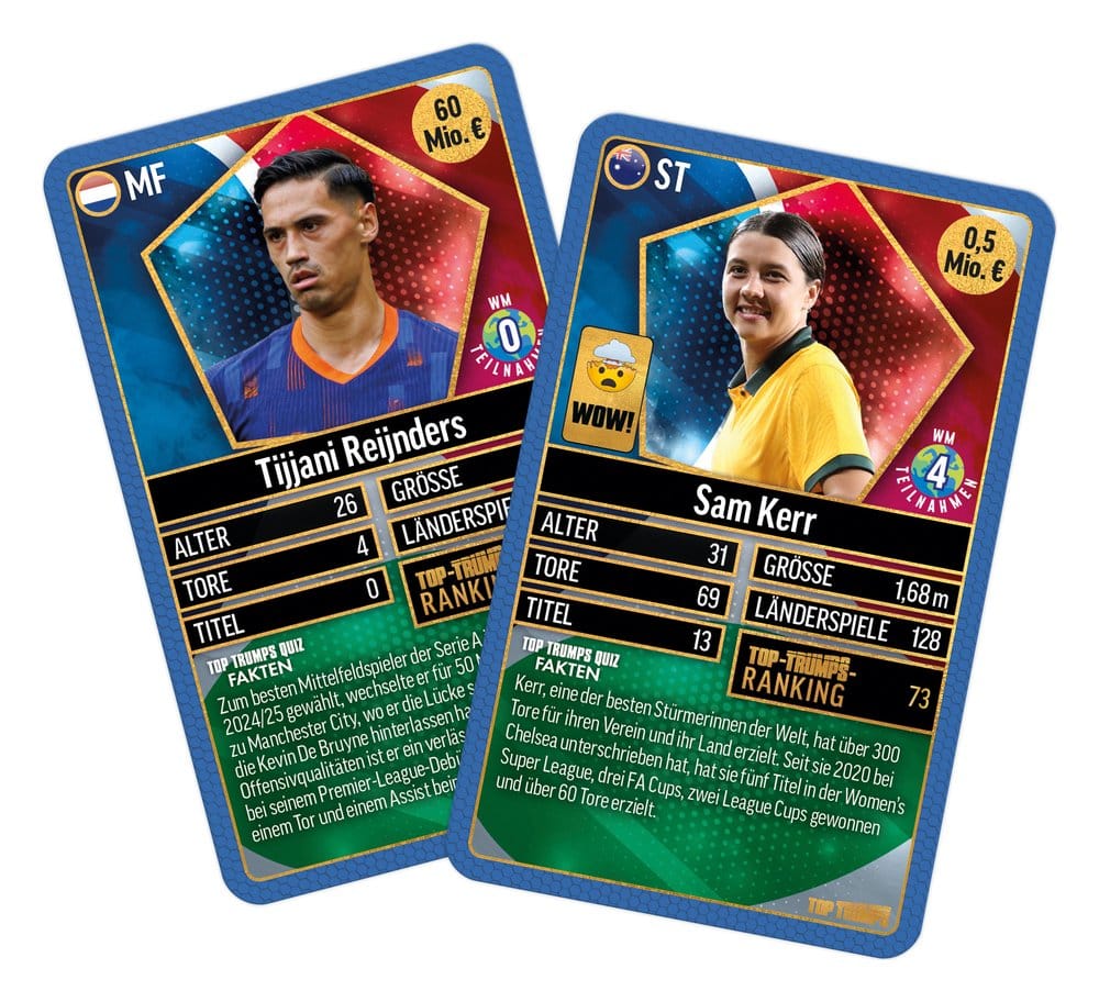 Winning Moves World Football Stars Card Game 200 Pack 2 *German Version* | Makochan
