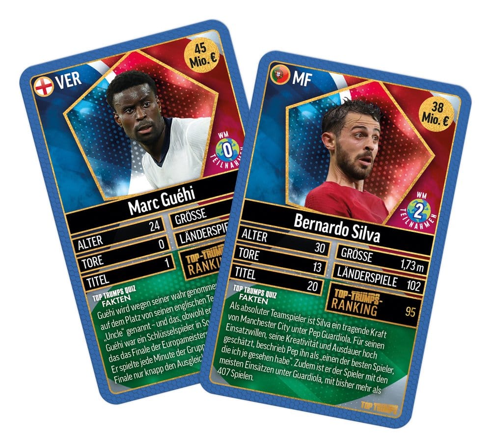 Winning Moves World Football Stars Card Game 200 Pack 2 *German Version* | Makochan
