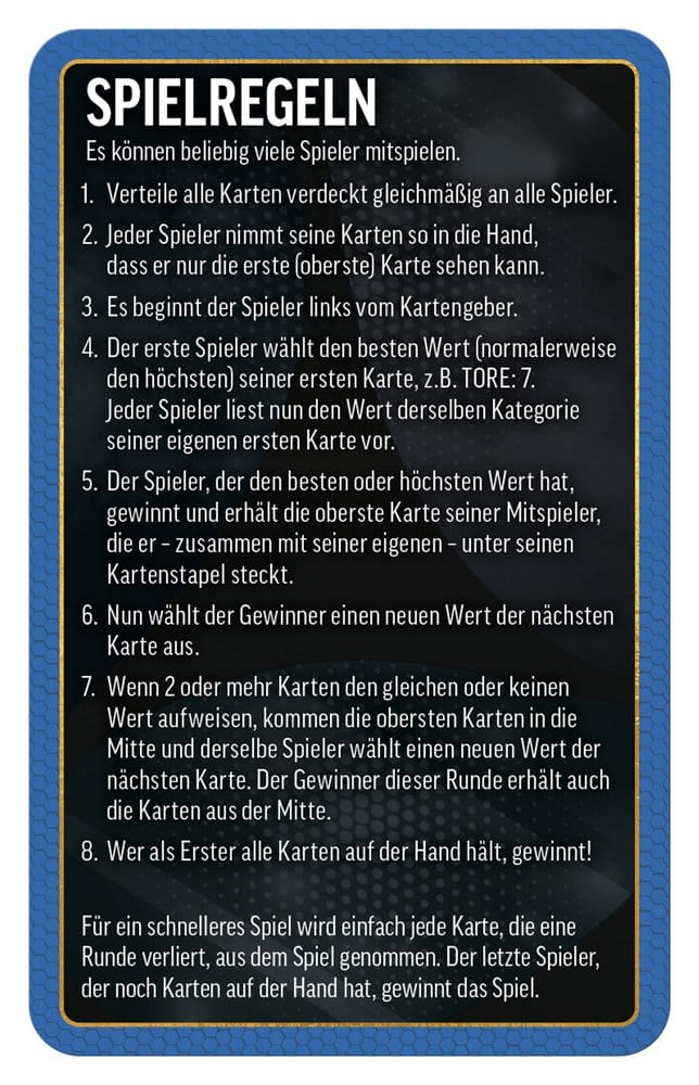 Winning Moves World Football Stars Card Game 200 Pack 2 *German Version* | Makochan
