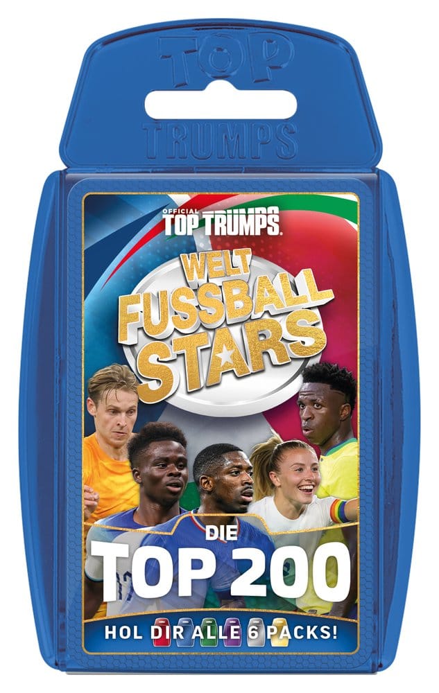 Winning Moves World Football Stars Card Game 200 Pack 2 *German Version* | Makochan