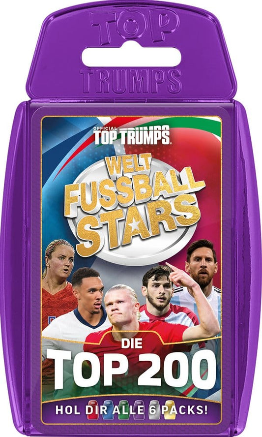 Winning Moves World Football Stars Card Game 200 Pack 4 *German Version* | Makochan