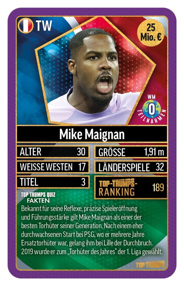 Winning Moves World Football Stars Card Game 200 Pack 4 *German Version* | Makochan