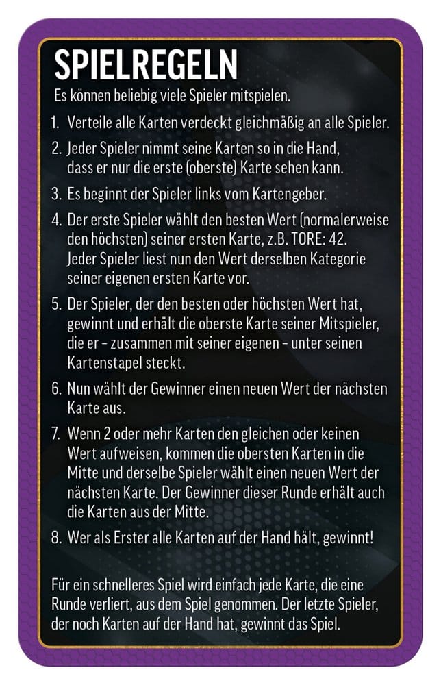 Winning Moves World Football Stars Card Game 200 Pack 4 *German Version* | Makochan