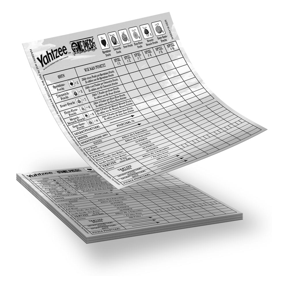Winning Moves One Piece Yahtzee *German Version* | Makochan