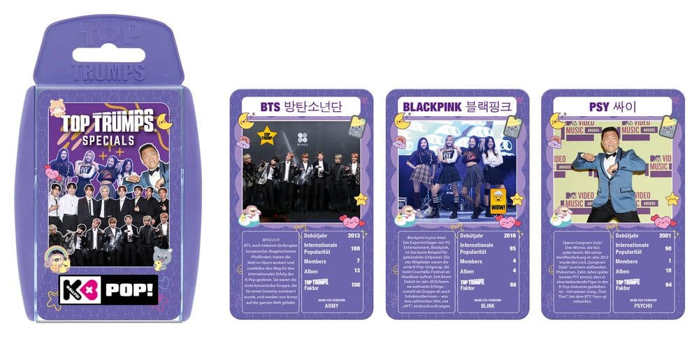 Winning Moves K-Pop Card Game Top Trumps *German Version* | Makochan