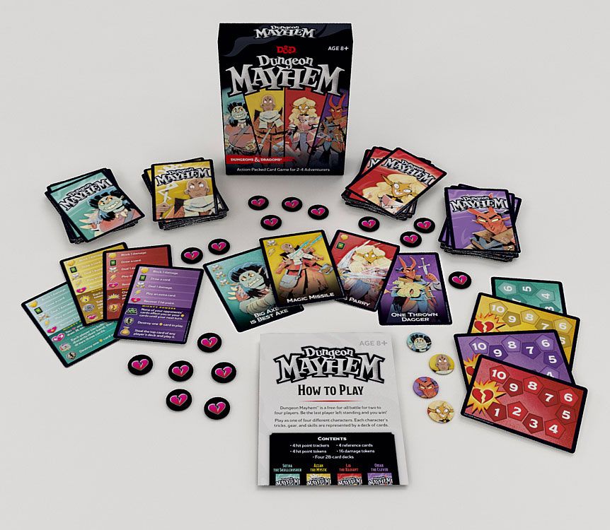 Wizards of the Coast Dungeons & Dragons Card Game Dungeon Mayhem french | Makochan