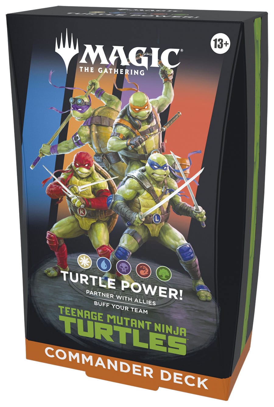 Wizards of the Coast Magic the Gathering Teenage Mutant Ninja Turtles Commander Decks Case (4) english | Makochan