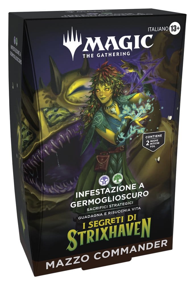 Wizards of the Coast Magic the Gathering I Segreti di Strixhaven Commander Decks Case (5) italian | Makochan