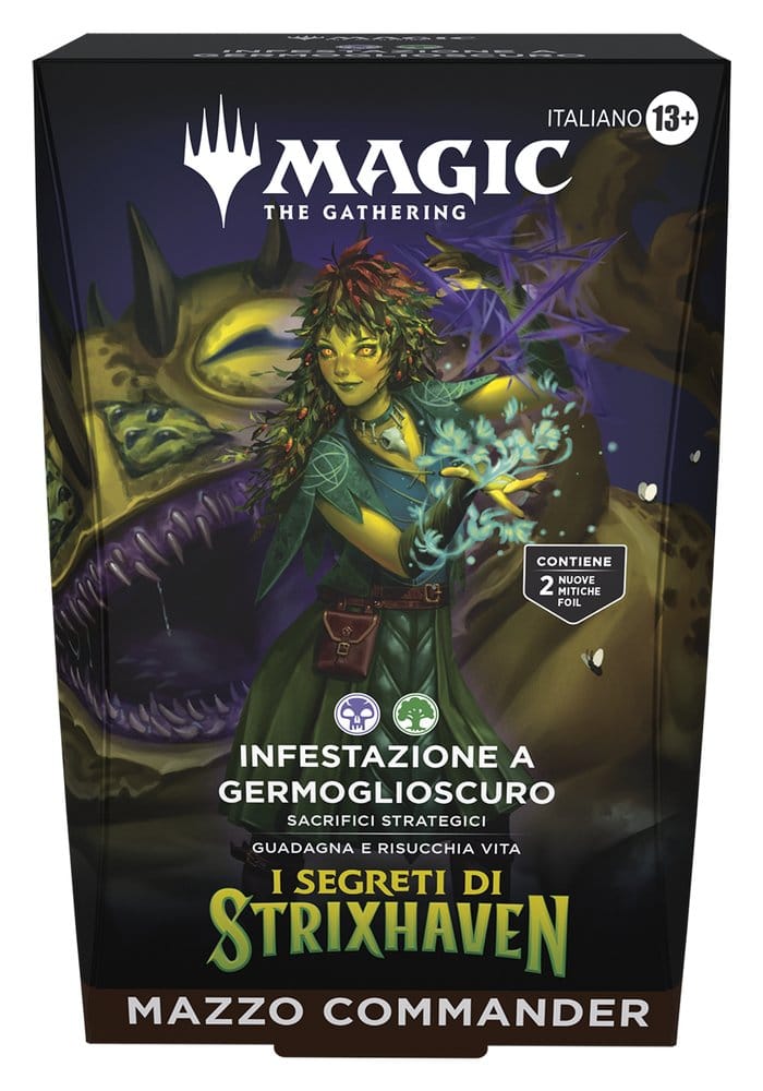 Wizards of the Coast Magic the Gathering I Segreti di Strixhaven Commander Decks Case (5) italian | Makochan
