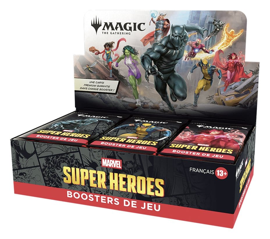 Wizards of the Coast Magic the Gathering Marvel Super Heroes Play Booster Display (30) french | Makochan