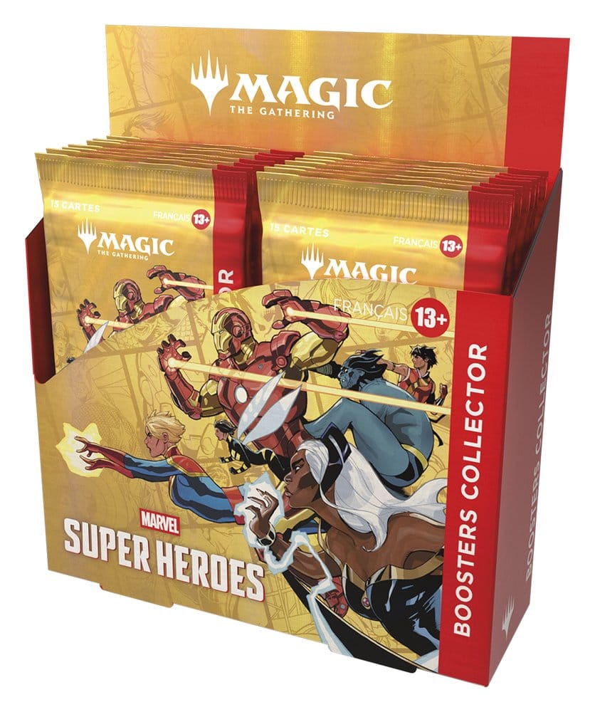 Wizards of the Coast Magic the Gathering Marvel Super Heroes Collector Booster Display (12) french | Makochan