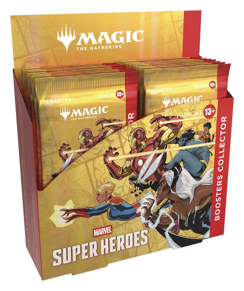 Wizards of the Coast Magic the Gathering Marvel Super Heroes Collector Booster Display (12) french | Makochan
