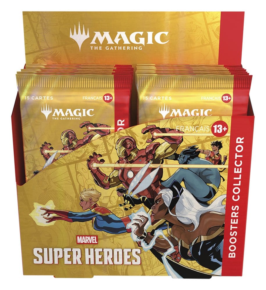 Wizards of the Coast Magic the Gathering Marvel Super Heroes Collector Booster Display (12) french | Makochan