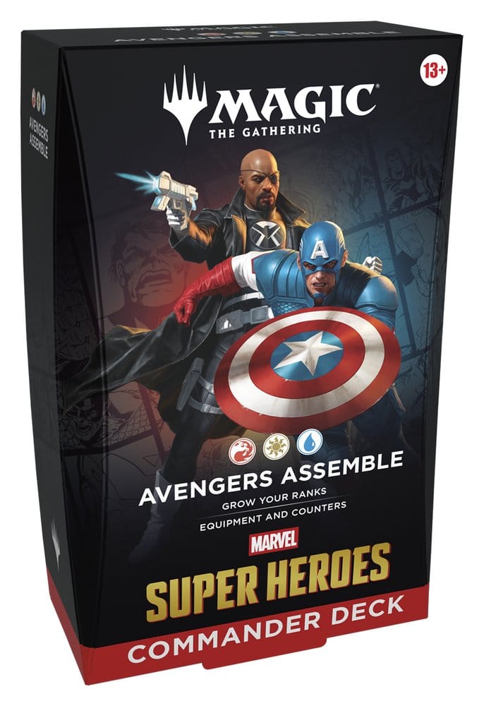 Wizards of the Coast Magic the Gathering Marvel Super Heroes Commander Decks Case (4) english | Makochan