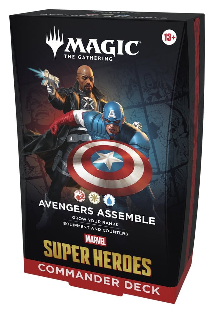 Wizards of the Coast Magic the Gathering Marvel Super Heroes Commander Decks Case (4) english | Makochan
