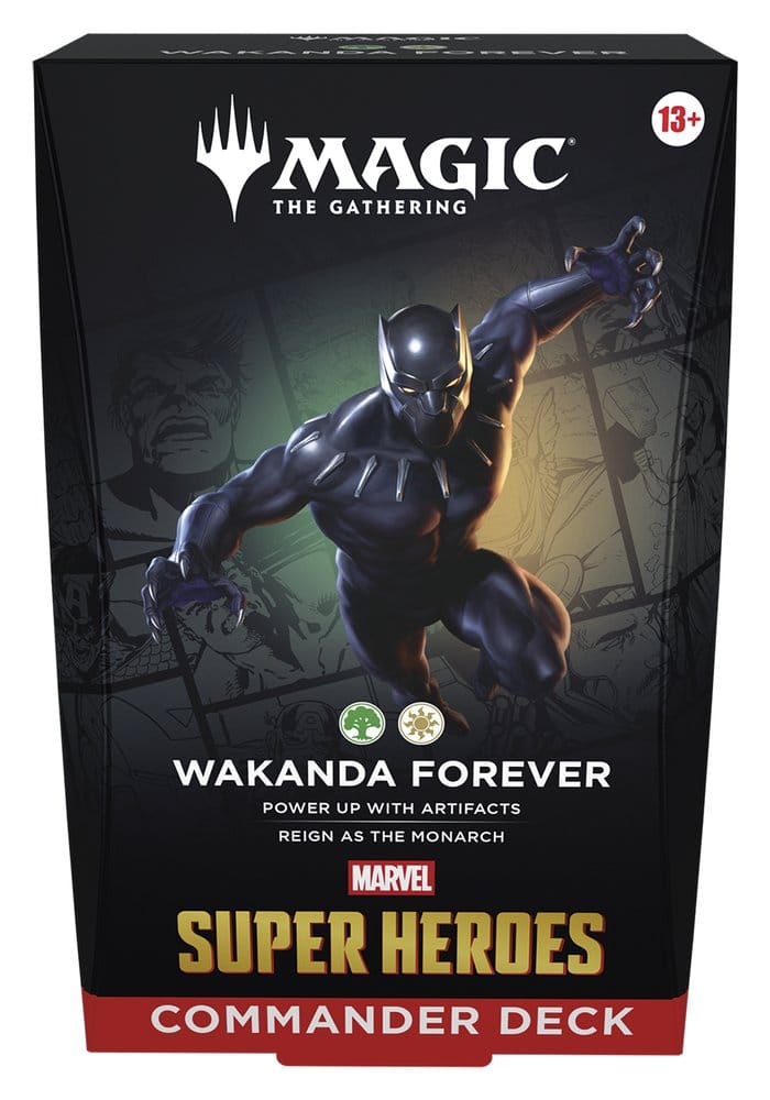 Wizards of the Coast Magic the Gathering Marvel Super Heroes Commander Decks Case (4) english | Makochan