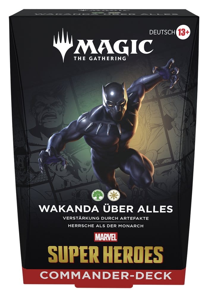 Wizards of the Coast Magic the Gathering Marvel Super Heroes Commander Decks Case (4) german | Makochan