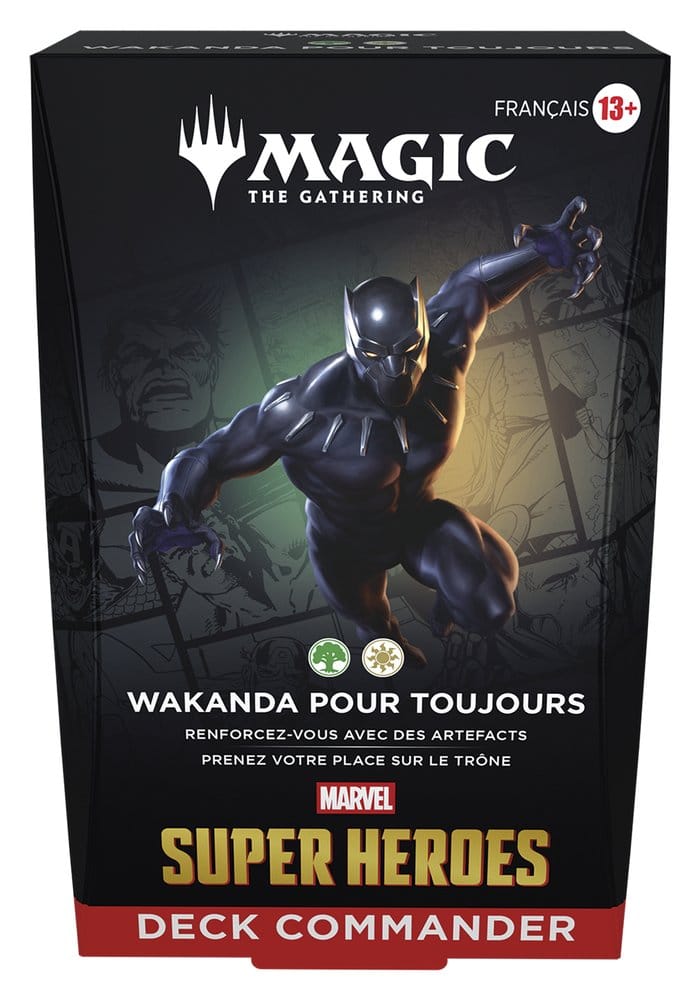 Wizards of the Coast Magic the Gathering Marvel Super Heroes Commander Decks Case (4) french | Makochan
