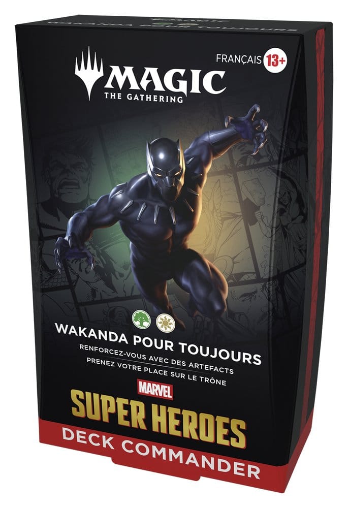 Wizards of the Coast Magic the Gathering Marvel Super Heroes Commander Decks Case (4) french | Makochan