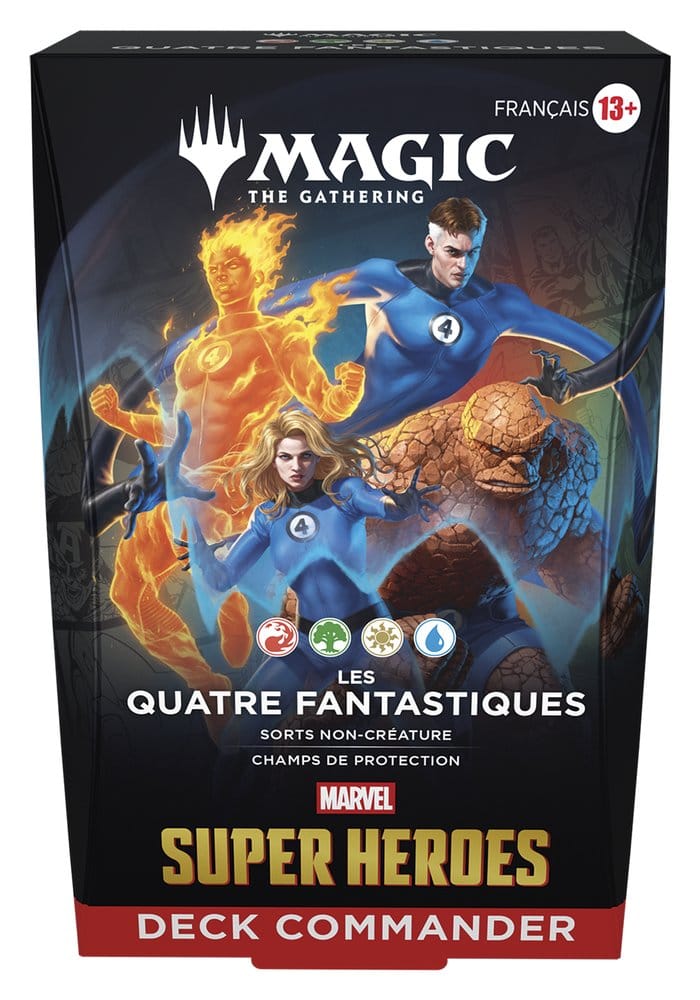 Wizards of the Coast Magic the Gathering Marvel Super Heroes Commander Decks Case (4) french | Makochan