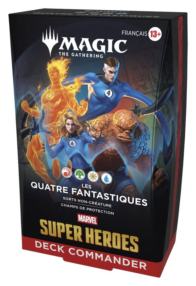 Wizards of the Coast Magic the Gathering Marvel Super Heroes Commander Decks Case (4) french | Makochan