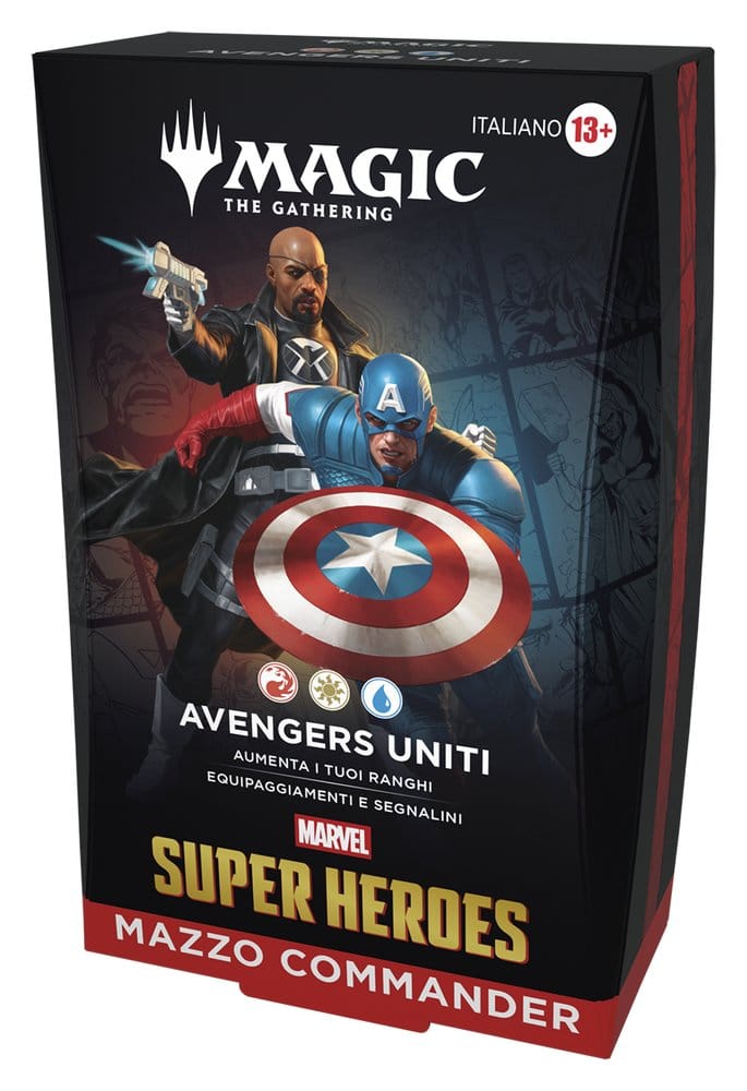 Wizards of the Coast Magic the Gathering Marvel Super Heroes Commander Decks Case (4) italian | Makochan