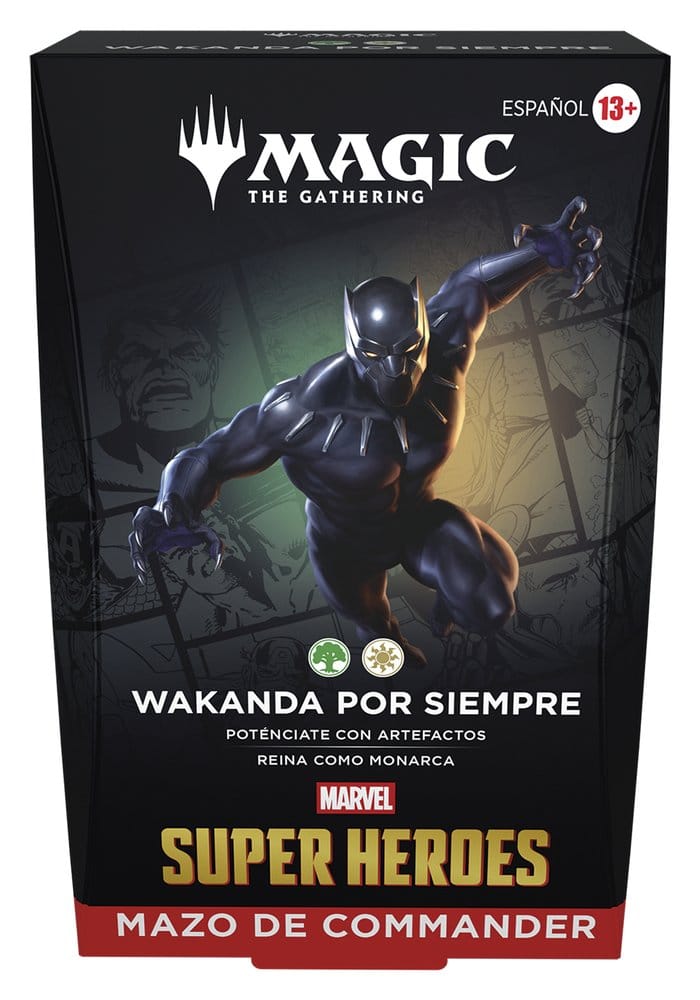 Wizards of the Coast Magic the Gathering Marvel Super Heroes Commander Decks Case (4) spanish | Makochan