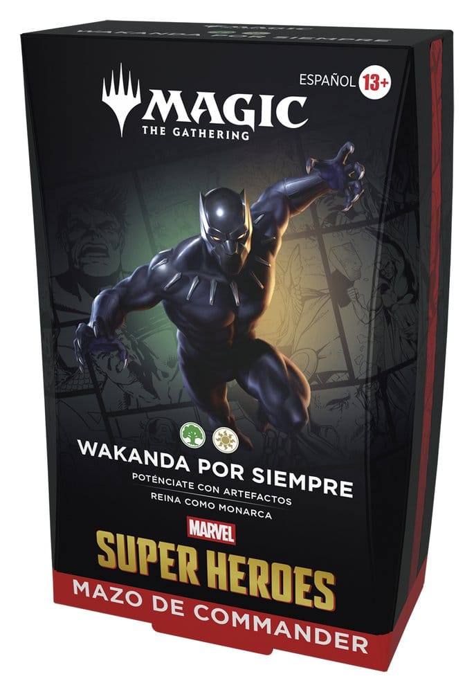 Wizards of the Coast Magic the Gathering Marvel Super Heroes Commander Decks Case (4) spanish | Makochan